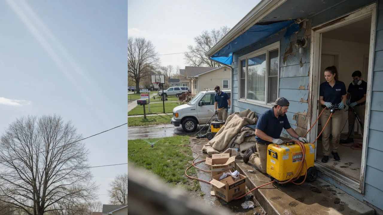 Basement Flood Cleanup in Jamesport, MO near me